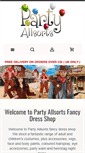 Mobile Screenshot of partyallsortsfancydress.com